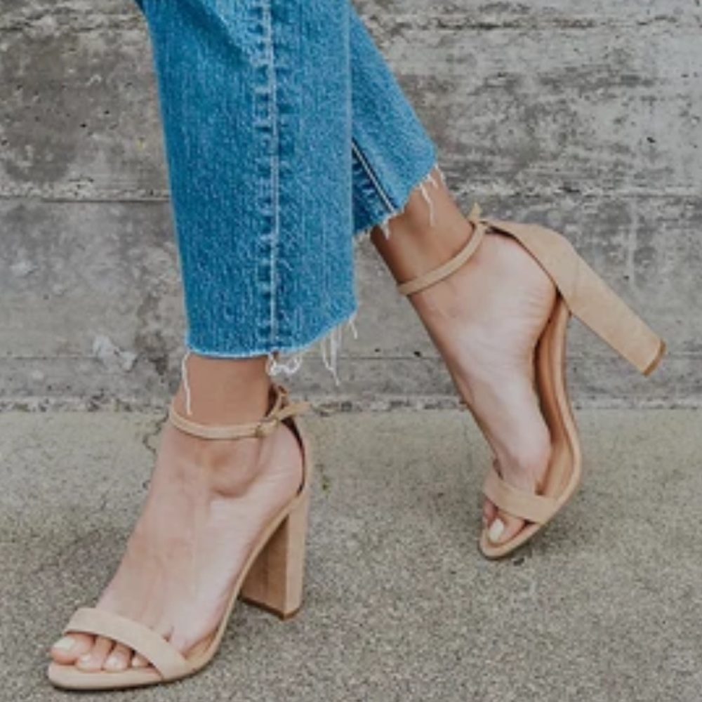 Strapping heels
